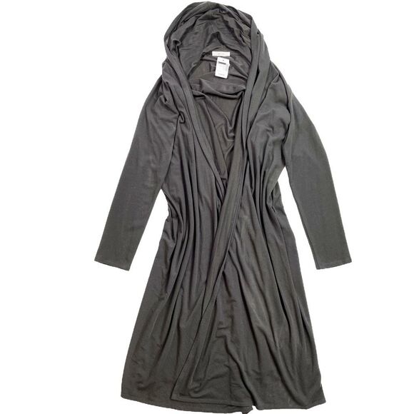 The Row Doppo Shawl Cardigan Long Line Smoky Brown M NWT (FLAW) - Picture 1 of 10